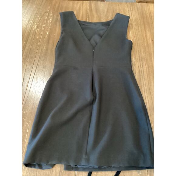 Revolve Likely Amari black boat neck ruched sleeveless mini dress 10 - Picture 10 of 10